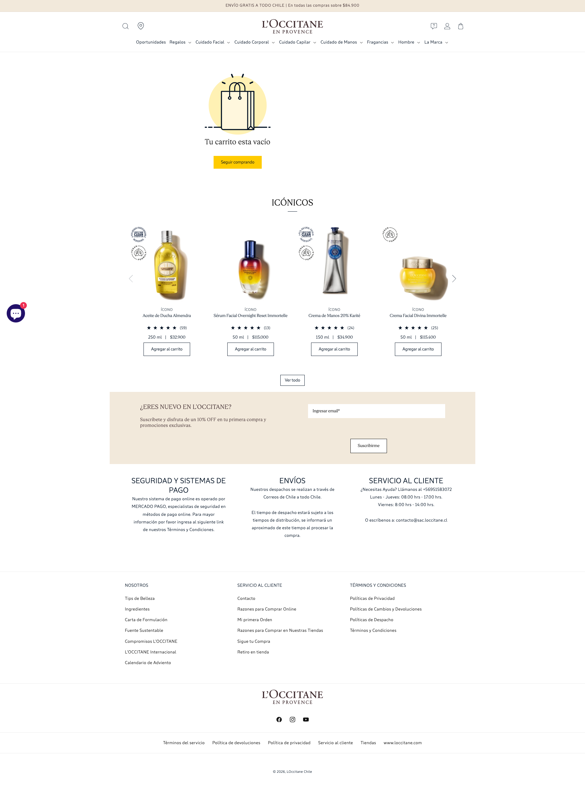 cl.loccitane.com cart page