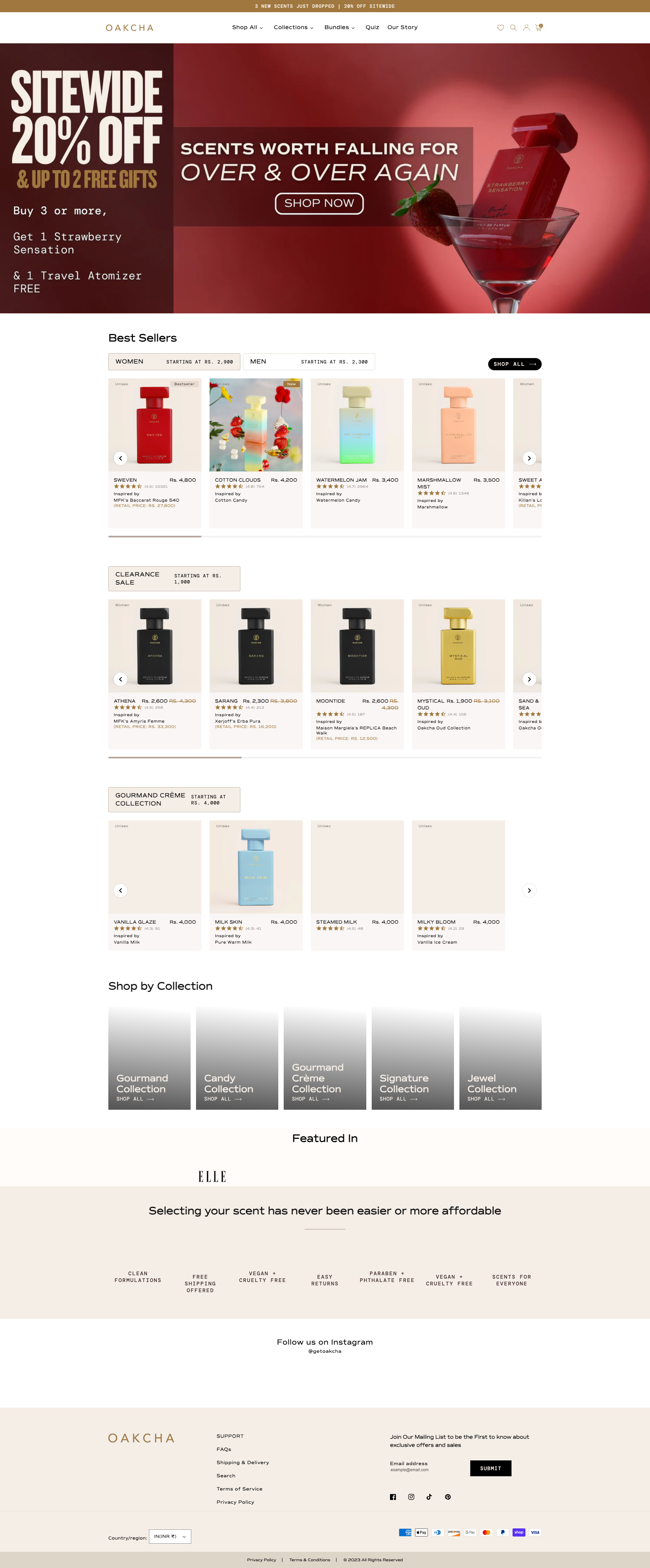 oakcha.com cart page