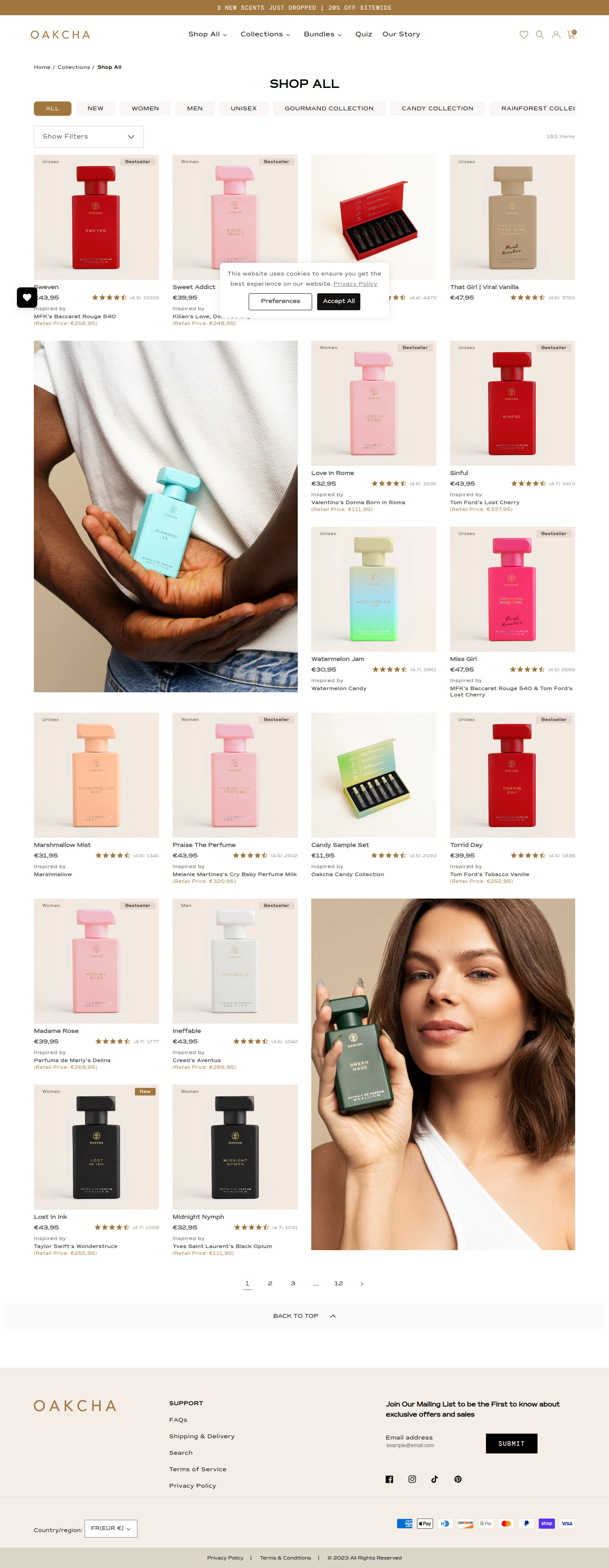 oakcha.com collection page