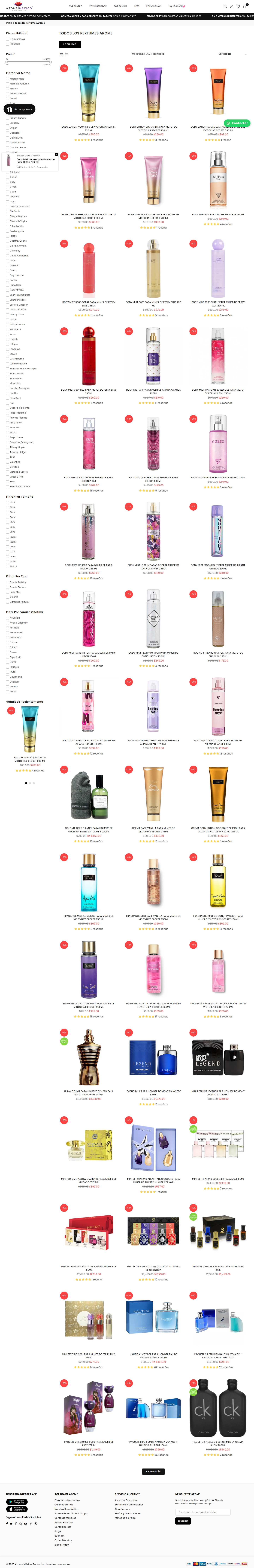 arome.mx collection page