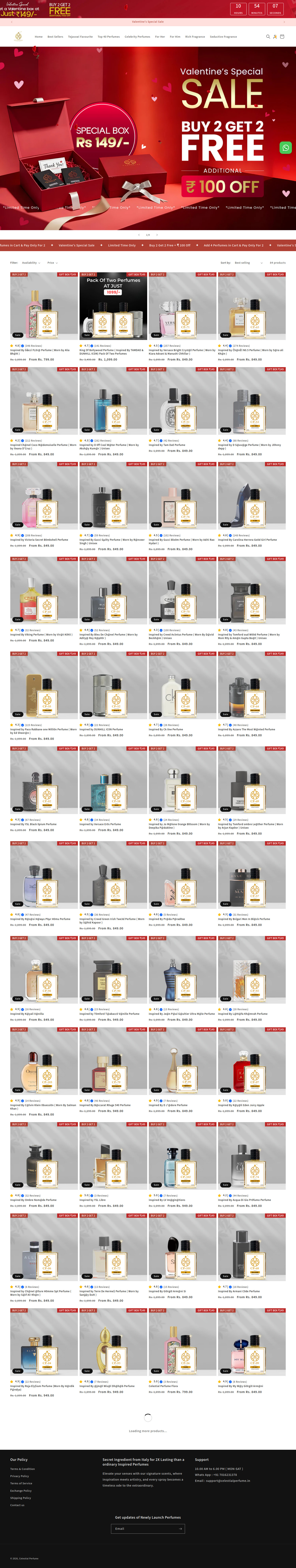 celestialperfume.in collection page