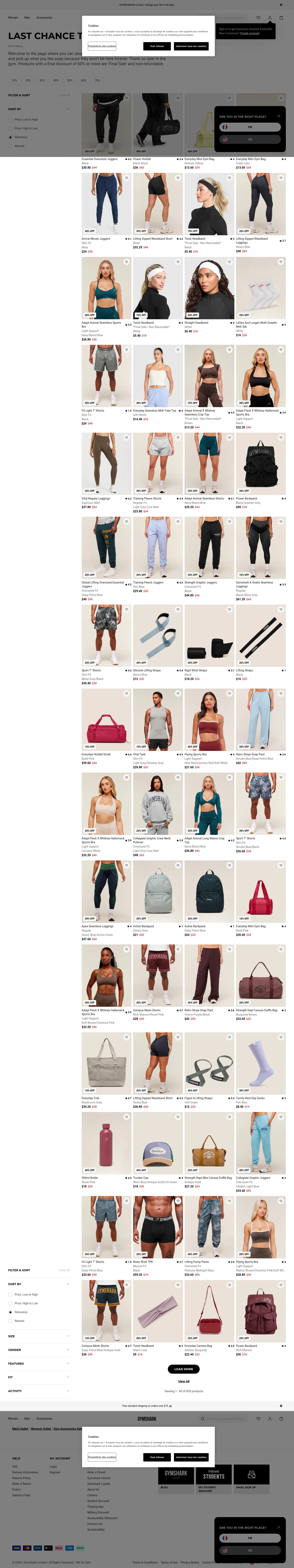 gymshark.com collection page
