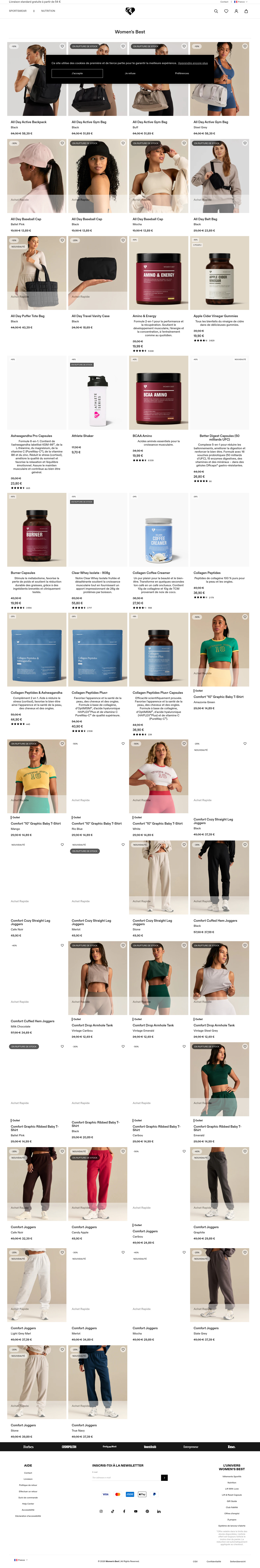 womensbest.com collection page