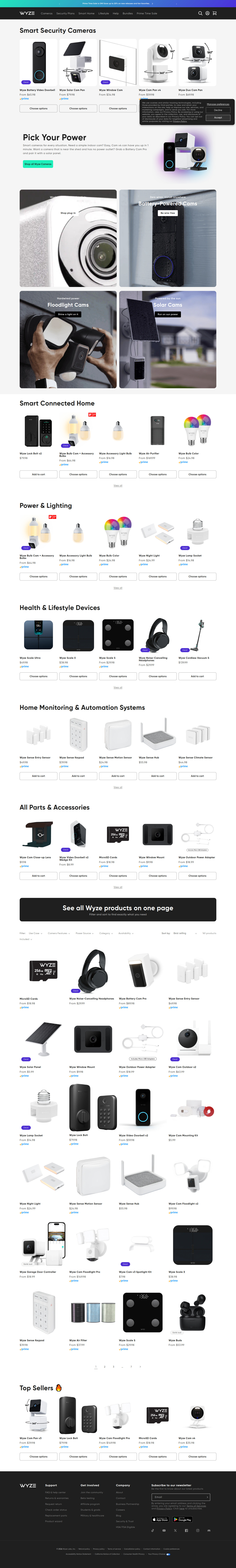 wyze.com collection page