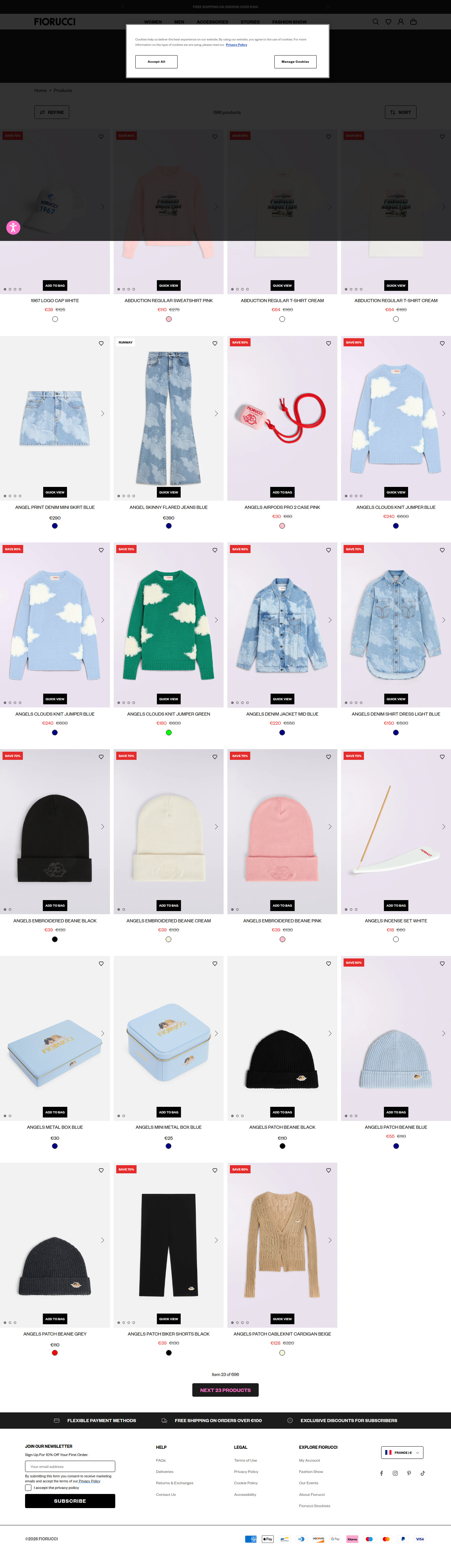 fiorucci.com Collection Page