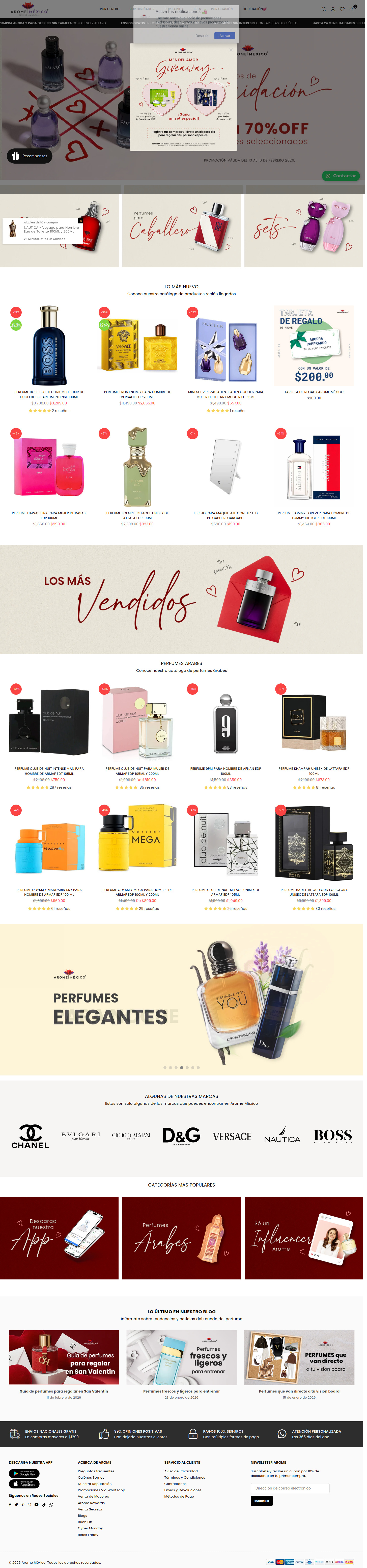 arome.mx all page