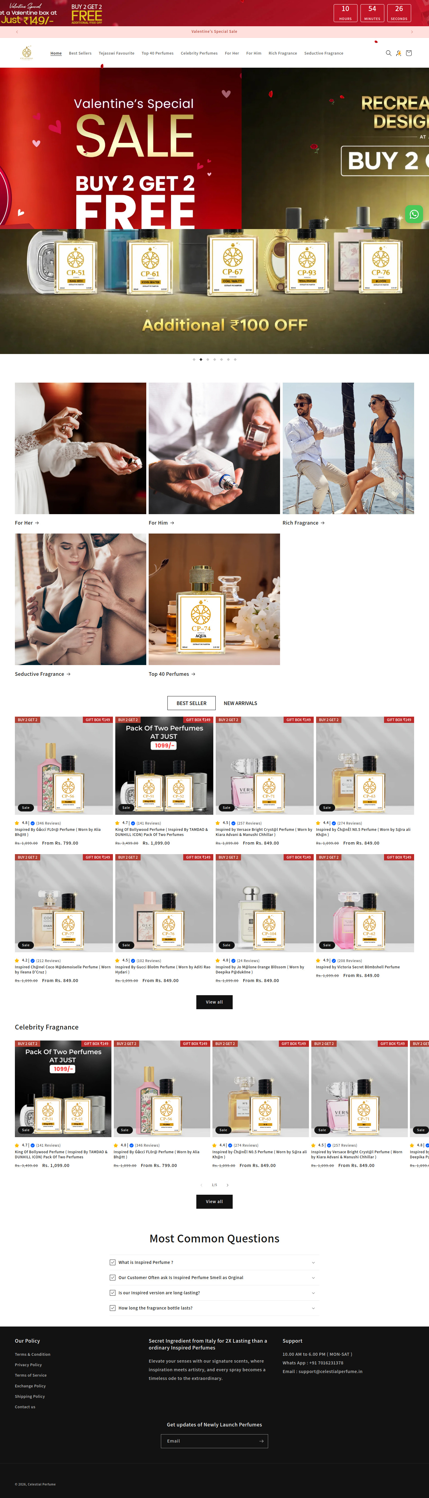 celestialperfume.in all page