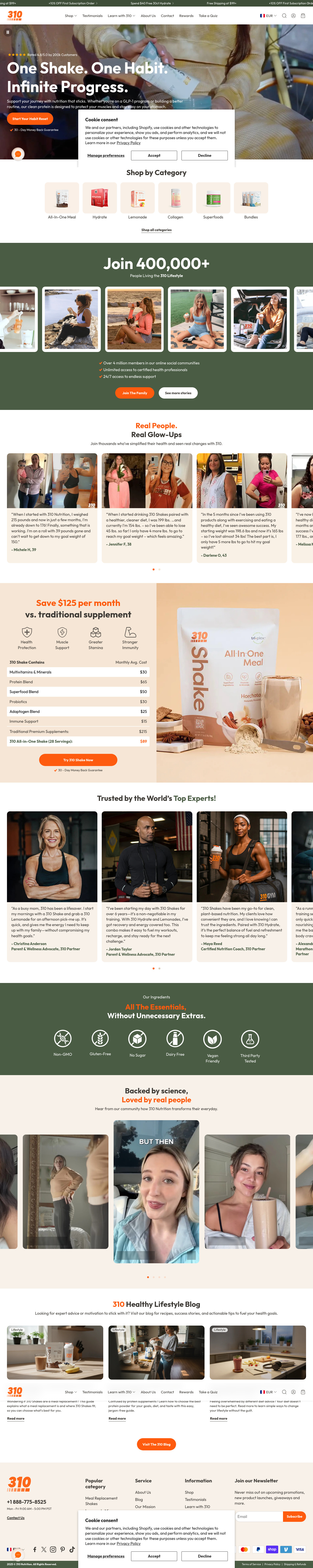 310nutrition.com all page