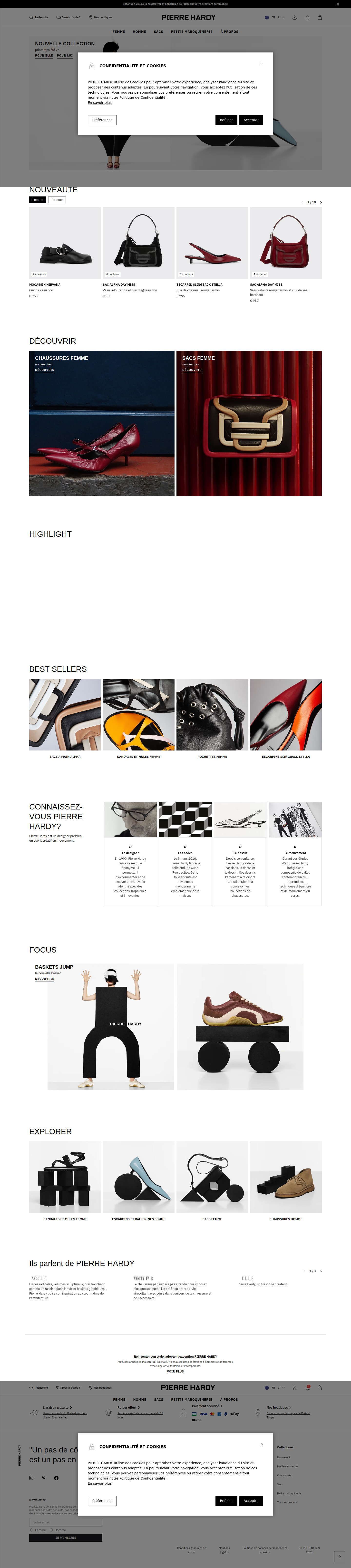 pierrehardy.com all page