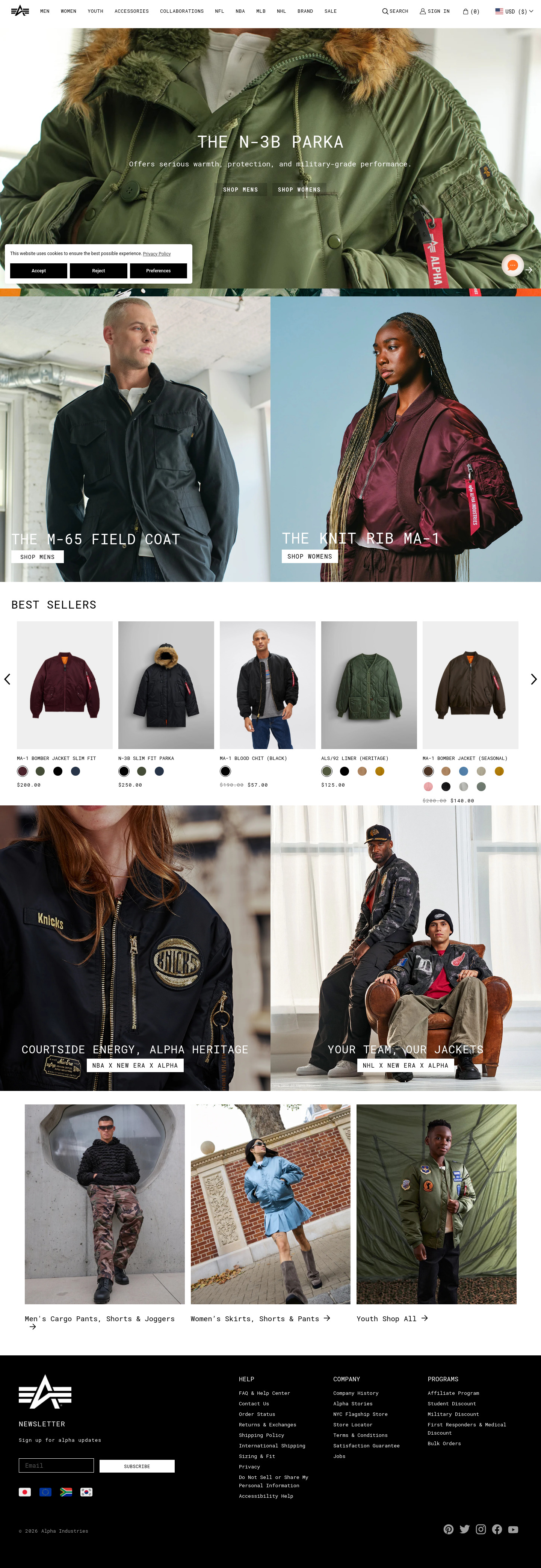 alphaindustries.com all page