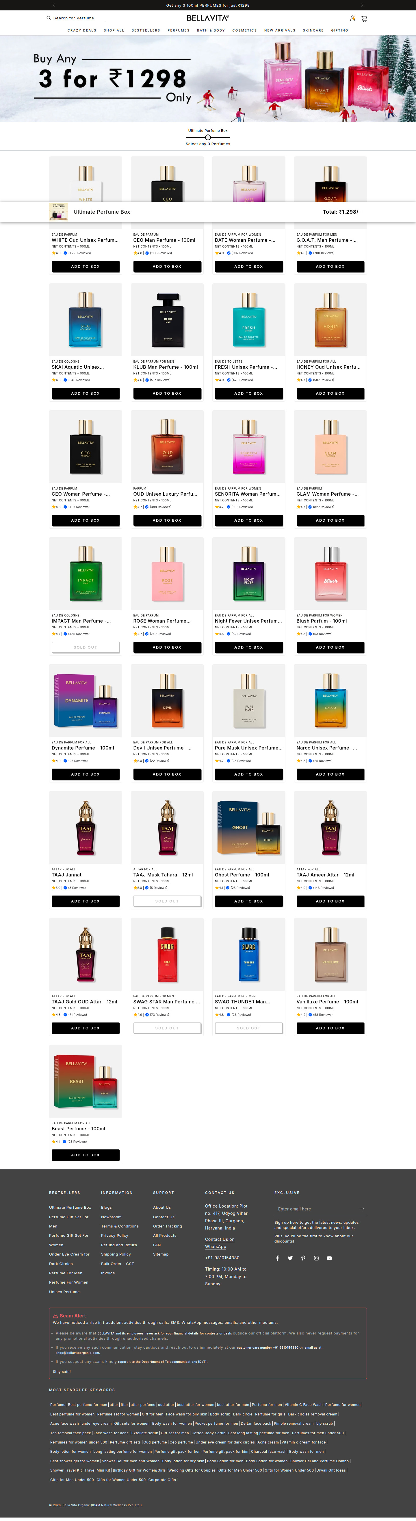 bellavitaorganic.com product page