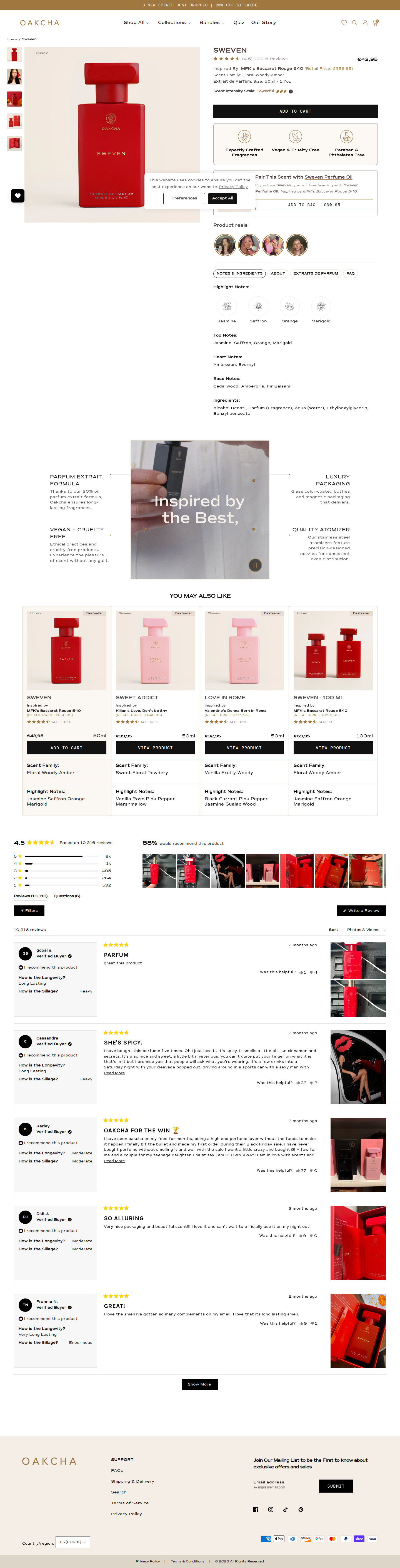 oakcha.com product page