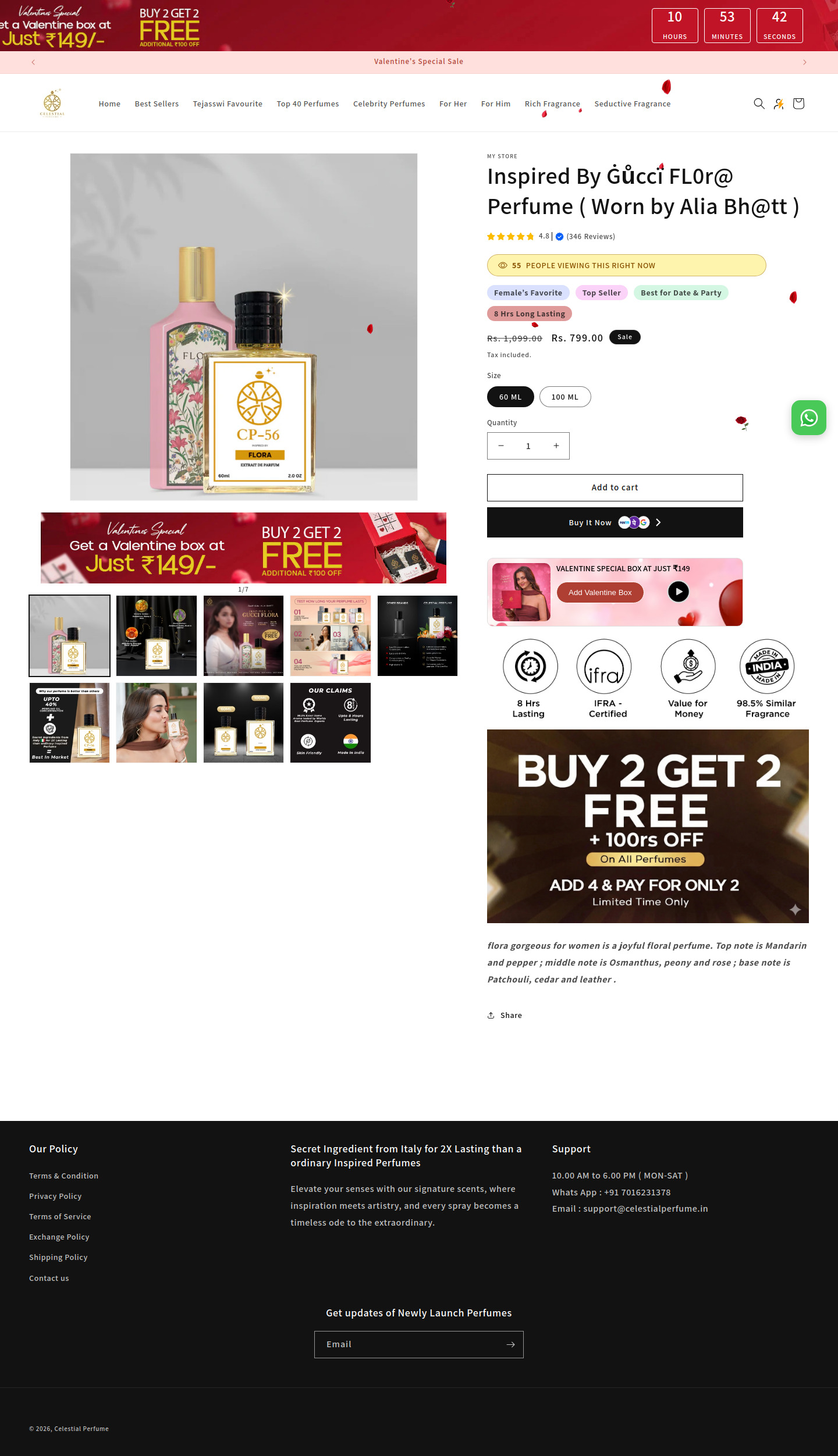 celestialperfume.in product page
