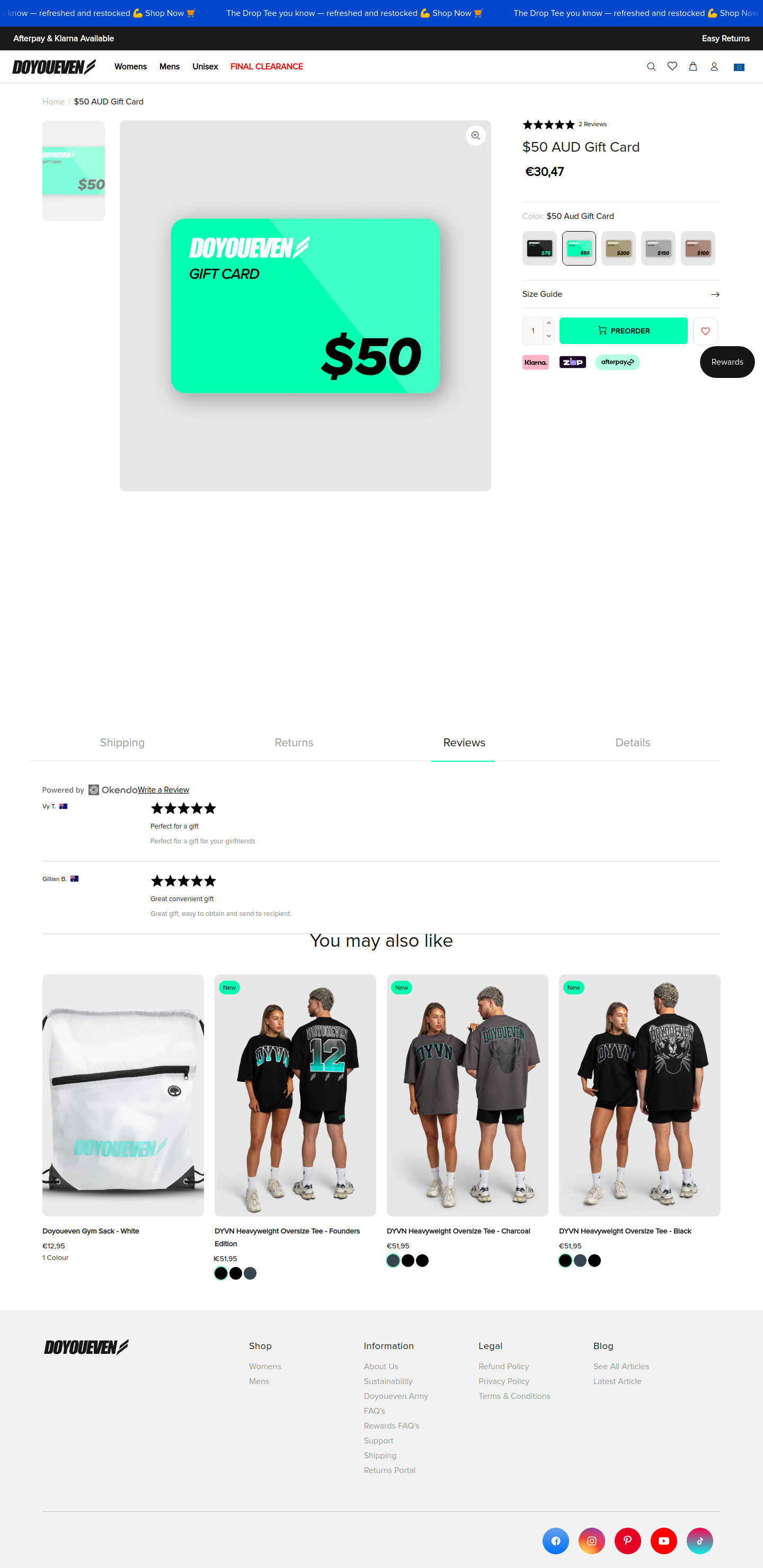 doyoueven.com Product Page