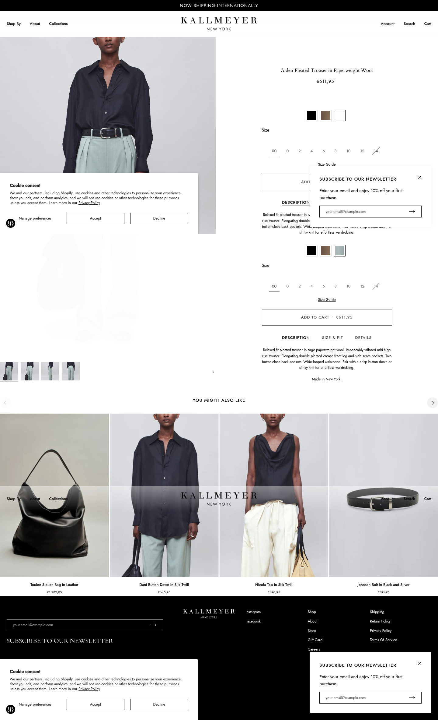 kallmeyer.nyc Product Page