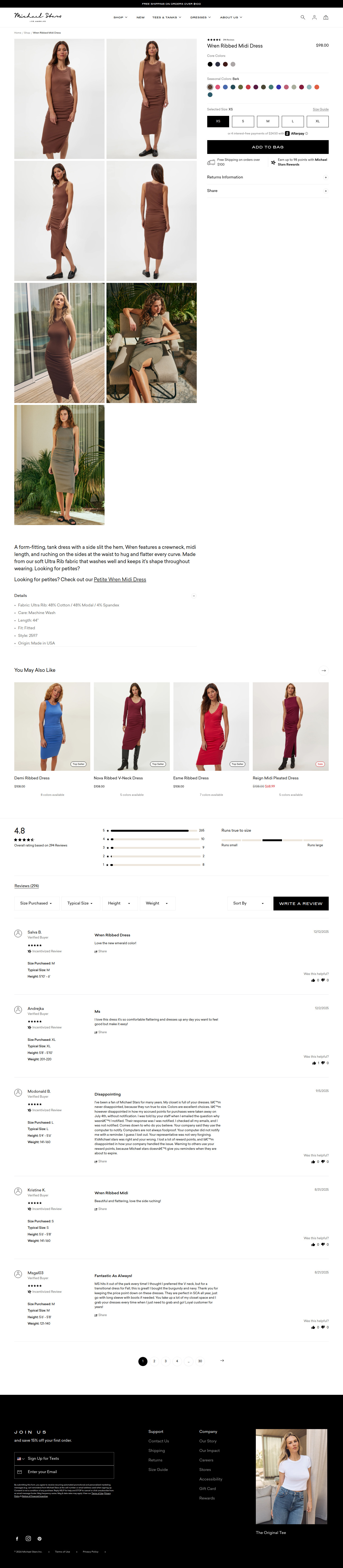 michaelstars.com Product Page